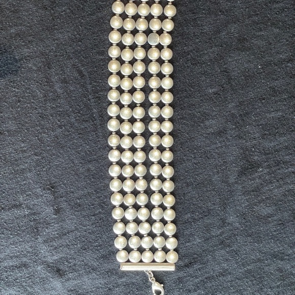 5 Strand Silver Bracelet - Picture 4 of 5